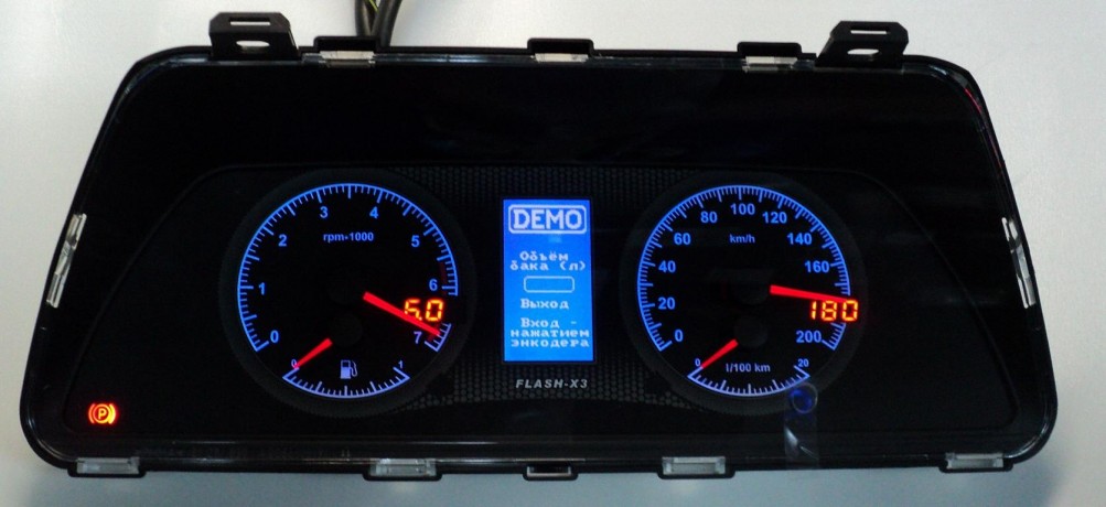 Комбинация приборов "FLASH-X3" для B@3 2110, 2114, 2123 "Chevrolet Niv@" купить недорого с доставкой в Шадринск